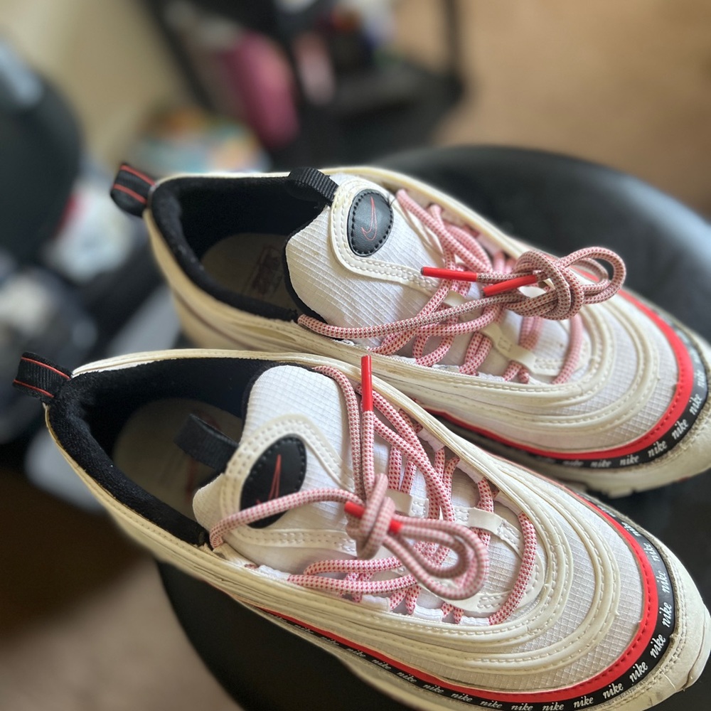White black and red Nike 97s - Picture 3 of 3